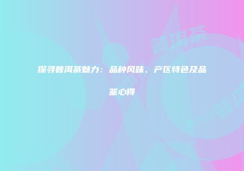 探寻普洱茶魅力：品种风味、产区特色及品鉴心得