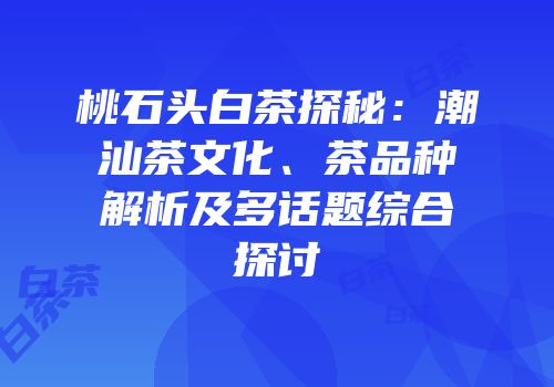 桃石头白茶探秘：潮汕茶文化、茶品种解析及多话题综合探讨