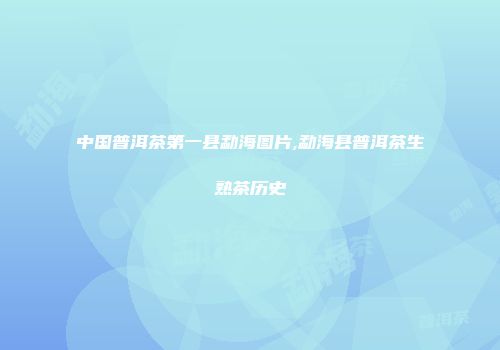 中国普洱茶第一县勐海图片,勐海县普洱茶生熟茶历史