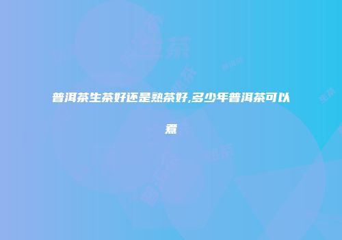 普洱茶生茶好还是熟茶好,多少年普洱茶可以煮