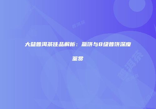 大益普洱茶佳品解析：赢饼与8级普饼深度鉴赏