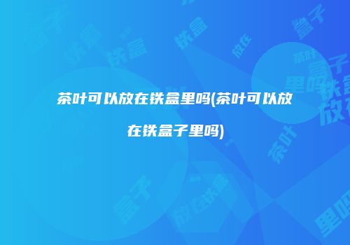 茶叶可以放在铁盒里吗(茶叶可以放在铁盒子里吗)