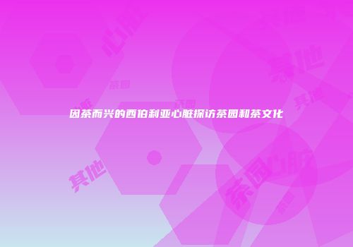 因茶而兴的西伯利亚心脏探访茶园和茶文化