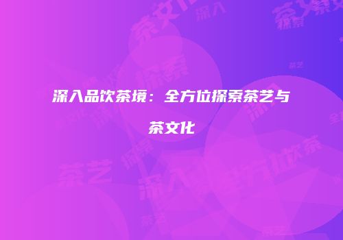 深入品饮茶境：全方位探索茶艺与茶文化
