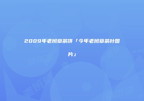 2009年老班章茶饼「今年老班章茶叶图片」