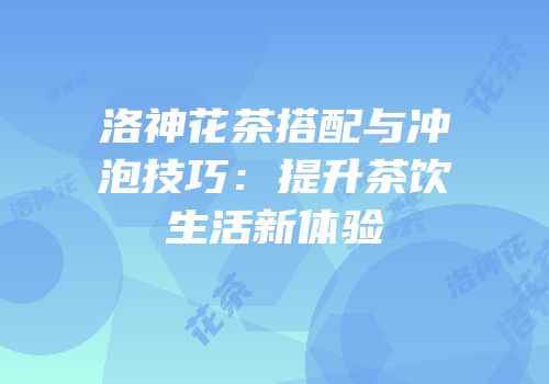 洛神花茶搭配与冲泡技巧：提升茶饮生活新体验