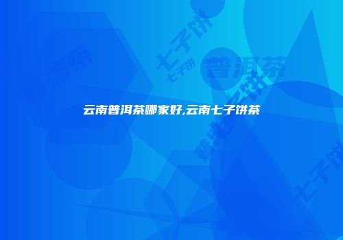 云南普洱茶哪家好,云南七子饼茶