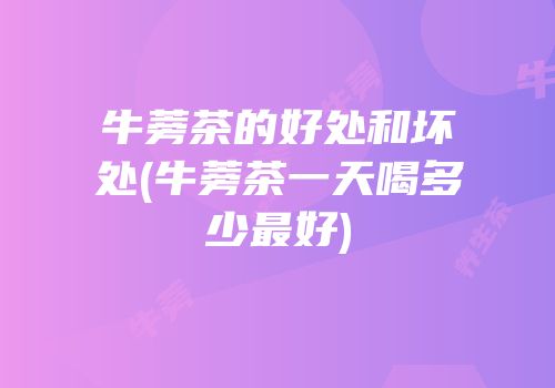 牛蒡茶的好处和坏处(牛蒡茶一天喝多少最好)