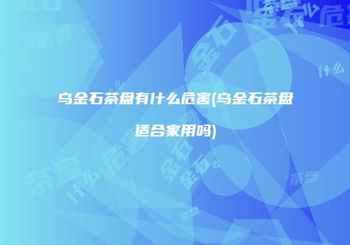 乌金石茶盘有什么危害(乌金石茶盘适合家用吗)