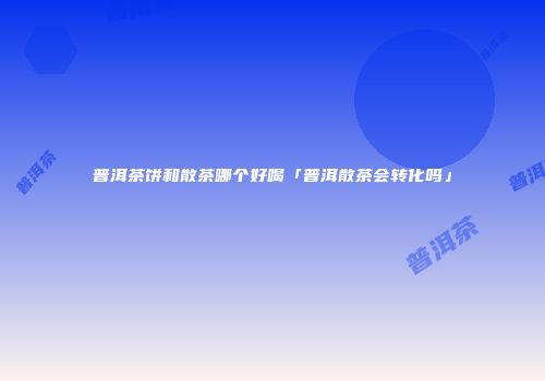 普洱茶饼和散茶哪个好喝「普洱散茶会转化吗」