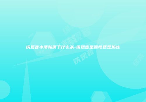 铁观音小清新属于什么茶-铁观音是凉性还是热性