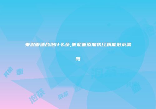朱泥壶适合泡什么茶,朱泥壶添加铁红粉能泡茶喝吗