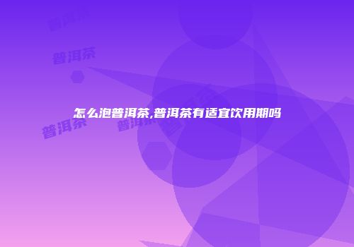 怎么泡普洱茶,普洱茶有适宜饮用期吗