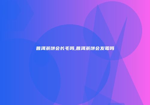 普洱茶饼会长毛吗,普洱茶饼会发霉吗