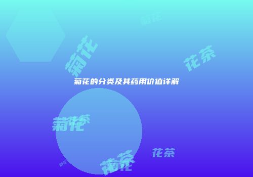 菊花的分类及其药用价值详解
