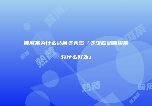 普洱茶为什么适合冬天喝「冬季喝熟普洱茶有什么好处」