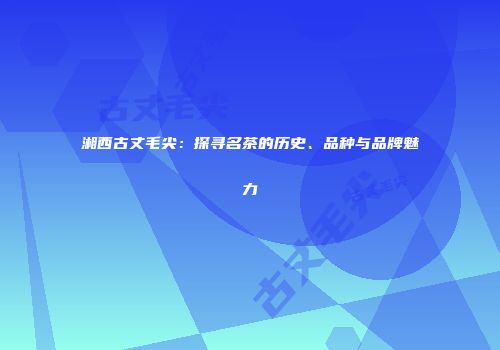 湘西古丈毛尖：探寻名茶的历史、品种与品牌魅力