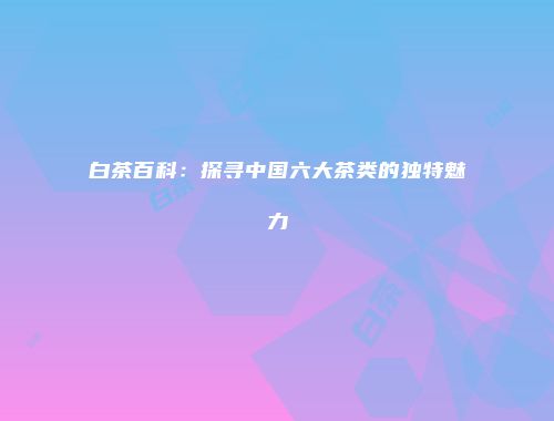 白茶百科：探寻中国六大茶类的独特魅力