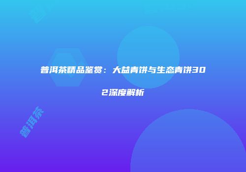 普洱茶精品鉴赏：大益青饼与生态青饼302深度解析