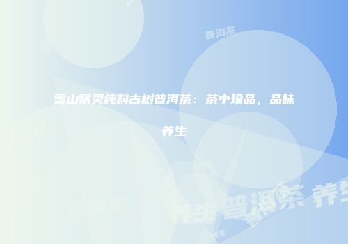 雪山精灵纯料古树普洱茶：茶中珍品，品味养生