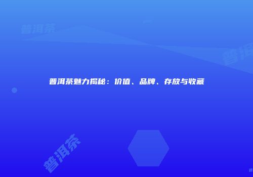 普洱茶魅力揭秘：价值、品牌、存放与收藏
