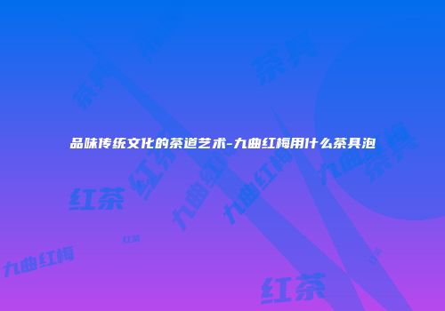 品味传统文化的茶道艺术-九曲红梅用什么茶具泡