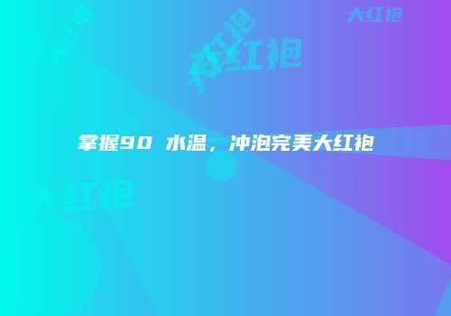 掌握90℃水温，冲泡完美大红袍