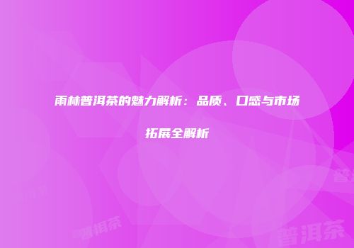 雨林普洱茶的魅力解析：品质、口感与市场拓展全解析