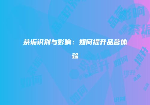 茶垢识别与影响：如何提升品茗体验