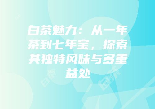 白茶魅力：从一年茶到七年宝，探索其独特风味与多重益处