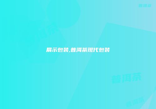展示包装,普洱茶现代包装