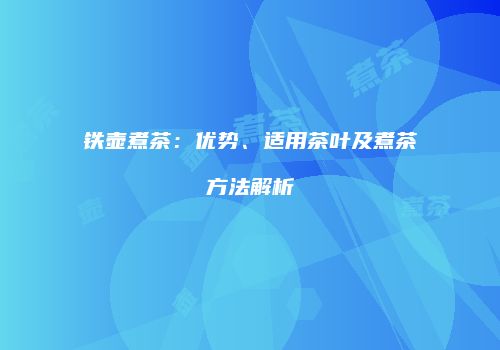 铁壶煮茶：优势、适用茶叶及煮茶方法解析