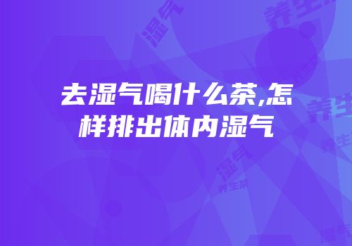 去湿气喝什么茶,怎样排出体内湿气