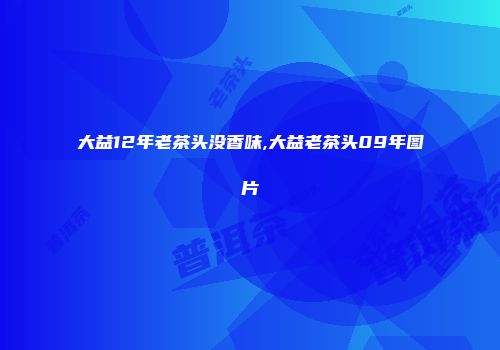大益12年老茶头没香味,大益老茶头09年图片